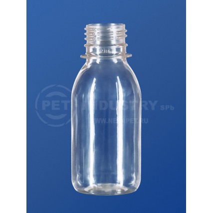 Бутылка ПЭТ пластиковая 0,100 л арт. 01-028