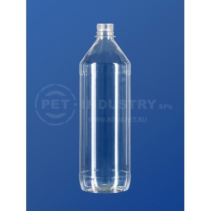 Бутылка ПЭТ пластиковая 1,0 л арт. 02-003