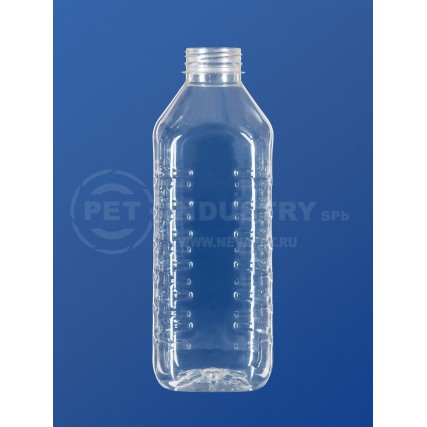 Бутылка ПЭТ пластиковая 1,0 л арт. 02-300